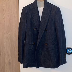 Brunello Cucinelli Denim Blazer